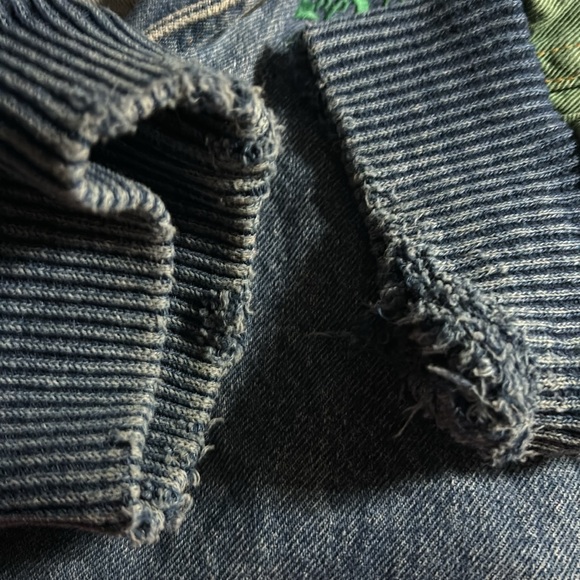 International denim two tone denim jacket - Picture 5 of 8